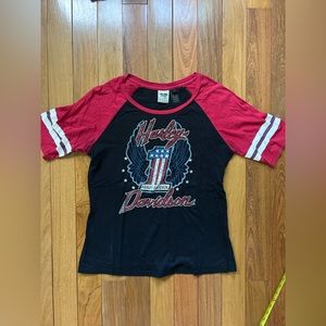 Harley-Davidson shorty sleeve tee